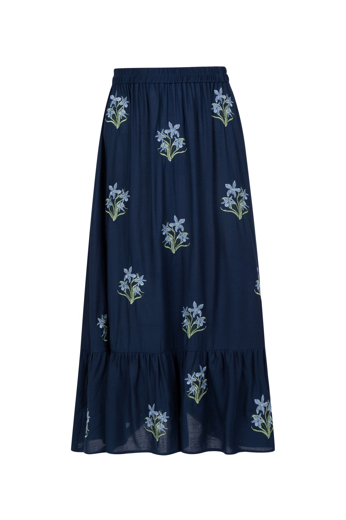 AUDETTE EMBROIDERED SKIRT