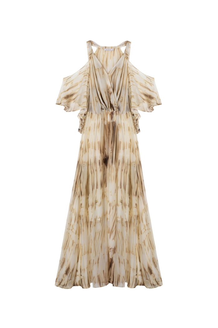 CHANTELLE PRINTED LONG DRESS