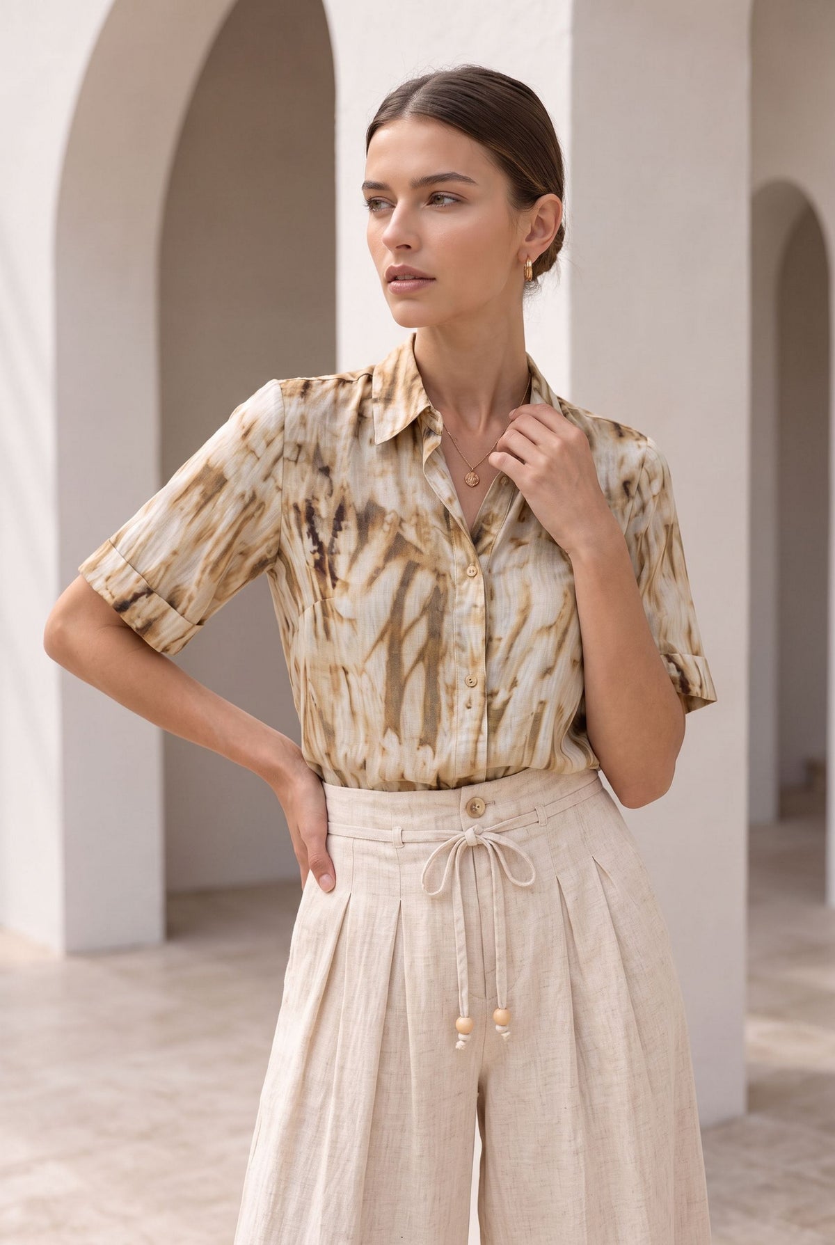 CHANTELLE PRINTED SHIRT