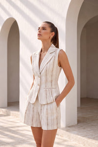 JASPER SLEEVELESS BLAZER