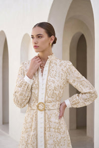 NAOMI BELTED ZIP SHORT DRESS