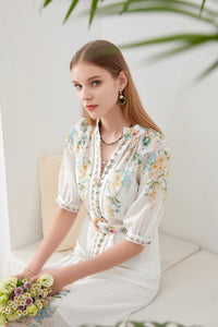 CELESTE BELTED DRESS