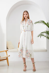 CELESTE BELTED DRESS