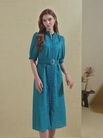 FELICE LINEN LONG DRESS