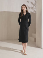 WILLOW LONG SLEEVES LONG DRESS