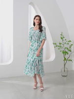 RISETTE SILK LONG DRESS