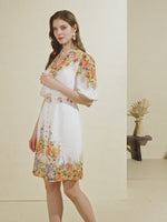PERLA PRINTED SHORT DRESS