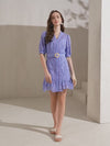 AMBRE SHORT SLEEVES SHORT DRESS