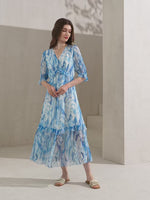 SERAPHINE SILK LONG DRESS