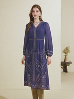 FAE PRINTED LONG DRESS