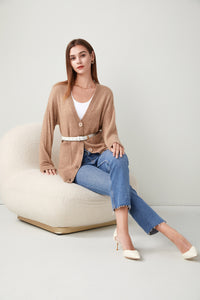 PAIGE MERINO WOOL BLEND CARDIGAN