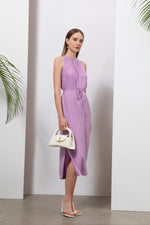 CLAUDETTE CUPRO LONG DRESS