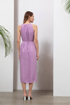 CLAUDETTE CUPRO LONG DRESS