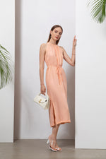 CLAUDETTE CUPRO LONG DRESS