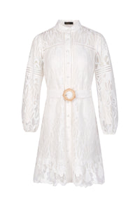 AMBRE BELTED SHORT DRESS